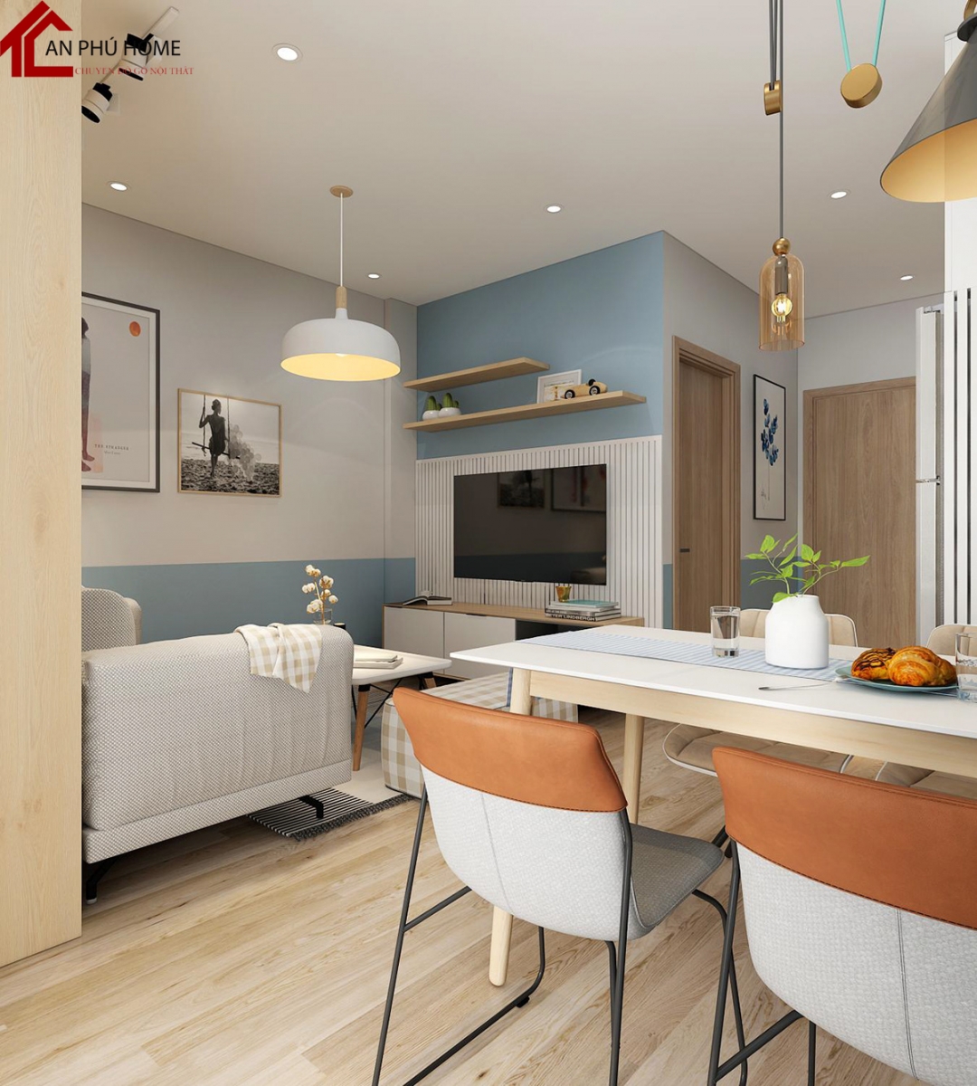 báo giá thiết kế thi công trọn gói chung cư 1 phòng ngủ